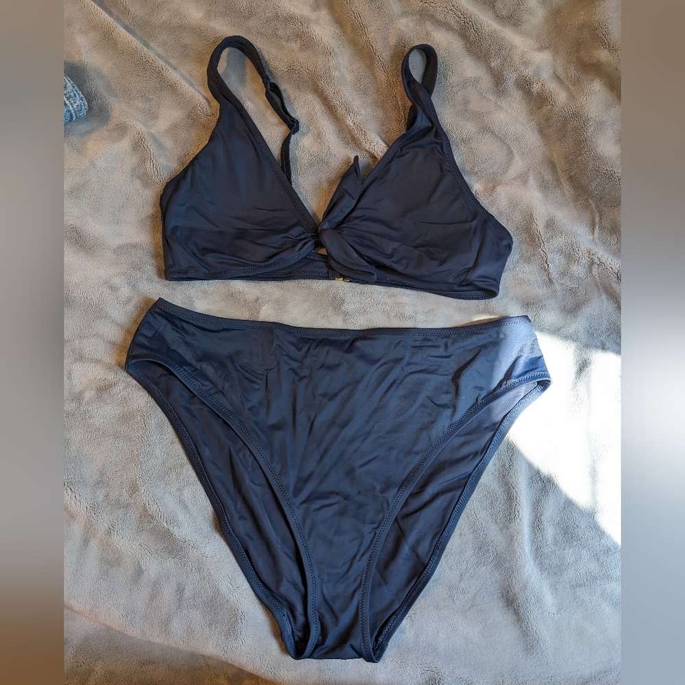 Lively Plunge Bralette and High Waisted Swim Bundle